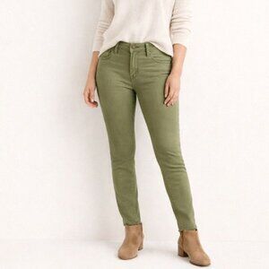 J. Crew Womens Midrise Skinny Pant Stretch Denim Jeans Green E6687 Size 24